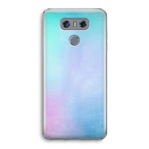 CaseCompany mist pastel: LG G6 Transparant Hoesje