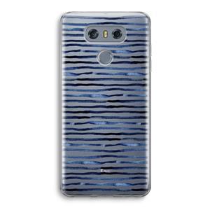 CaseCompany Verrassende lijnen: LG G6 Transparant Hoesje