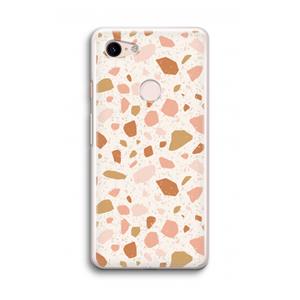 CaseCompany Terrazzo N°18: Google Pixel 3 Transparant Hoesje
