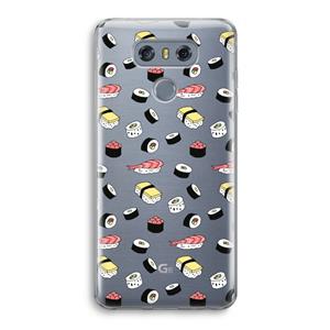 CaseCompany Sushi time: LG G6 Transparant Hoesje