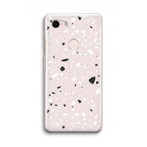 CaseCompany Terrazzo N°20: Google Pixel 3 Transparant Hoesje