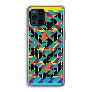 CaseCompany Skew Bee 1: Oppo Find X3 Pro Transparant Hoesje