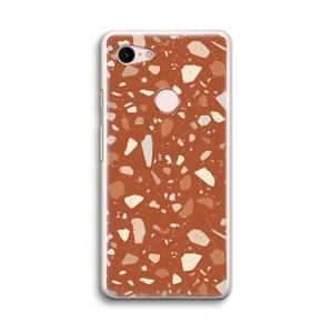 CaseCompany Terrazzo N°22: Google Pixel 3 Transparant Hoesje