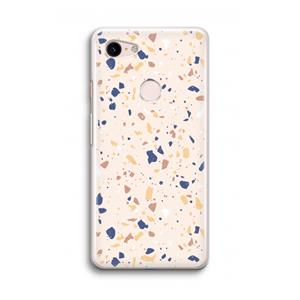 CaseCompany Terrazzo N°23: Google Pixel 3 Transparant Hoesje