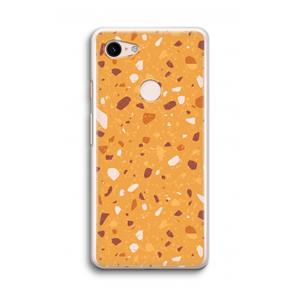 CaseCompany Terrazzo N°24: Google Pixel 3 Transparant Hoesje