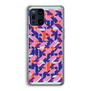 CaseCompany Skew Blush 3: Oppo Find X3 Pro Transparant Hoesje