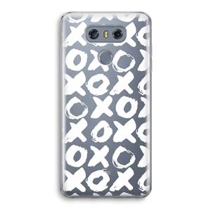 CaseCompany XOXO: LG G6 Transparant Hoesje