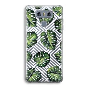 CaseCompany Geometrische jungle: LG G6 Transparant Hoesje