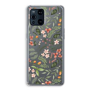 CaseCompany Sweet little flowers: Oppo Find X3 Pro Transparant Hoesje
