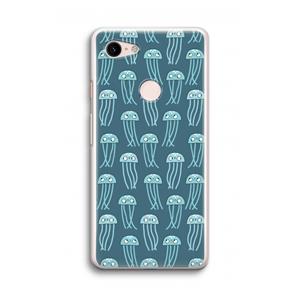 CaseCompany Kwallie: Google Pixel 3 Transparant Hoesje