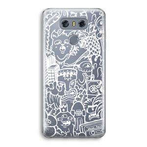 CaseCompany Vexx Mixtape #2: LG G6 Transparant Hoesje
