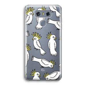 CaseCompany Papegaai: LG G6 Transparant Hoesje