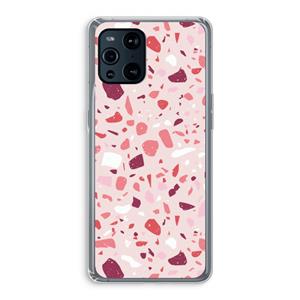 CaseCompany Terrazzo N°15: Oppo Find X3 Pro Transparant Hoesje
