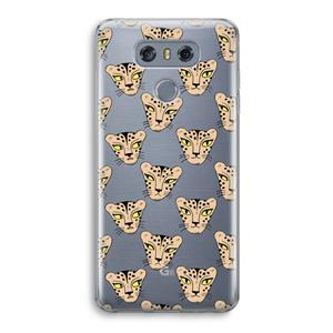 CaseCompany Tijger: LG G6 Transparant Hoesje