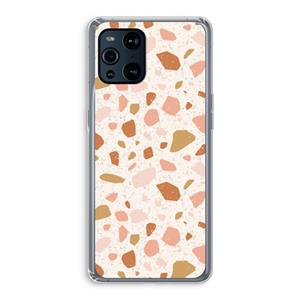 CaseCompany Terrazzo N°18: Oppo Find X3 Pro Transparant Hoesje