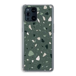 CaseCompany Terrazzo N°19: Oppo Find X3 Pro Transparant Hoesje