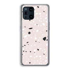 CaseCompany Terrazzo N°20: Oppo Find X3 Pro Transparant Hoesje