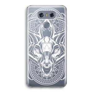 CaseCompany Oh Deer: LG G6 Transparant Hoesje