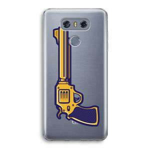 CaseCompany Pew Pew Pew: LG G6 Transparant Hoesje