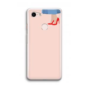 CaseCompany High heels: Google Pixel 3 Transparant Hoesje