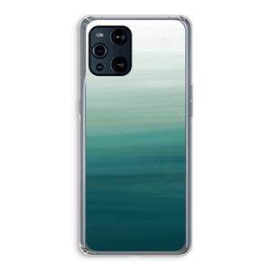 CaseCompany Ocean: Oppo Find X3 Pro Transparant Hoesje