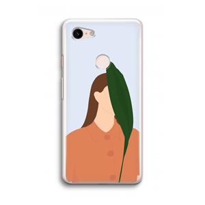 CaseCompany Leaf: Google Pixel 3 Transparant Hoesje