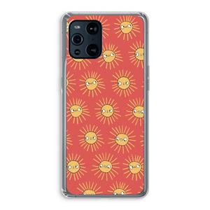 CaseCompany Zon: Oppo Find X3 Pro Transparant Hoesje
