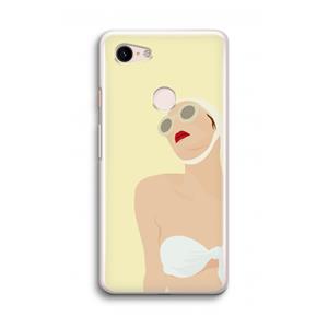 CaseCompany Summer: Google Pixel 3 Transparant Hoesje