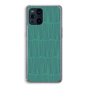 CaseCompany Swirls: Oppo Find X3 Pro Transparant Hoesje