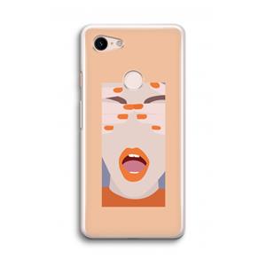 CaseCompany Surprise: Google Pixel 3 Transparant Hoesje