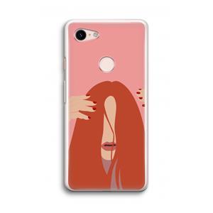 CaseCompany Woke up like this: Google Pixel 3 Transparant Hoesje