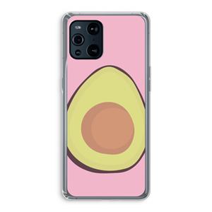 CaseCompany Avocado: Oppo Find X3 Pro Transparant Hoesje