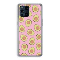 CaseCompany Dancing avocados: Oppo Find X3 Pro Transparant Hoesje