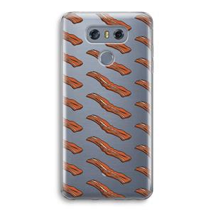 CaseCompany Bacon to my eggs #2: LG G6 Transparant Hoesje