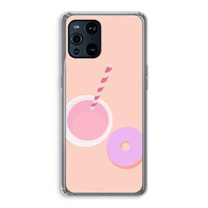 CaseCompany Donut: Oppo Find X3 Pro Transparant Hoesje