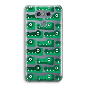 CaseCompany Crocs: LG G6 Transparant Hoesje