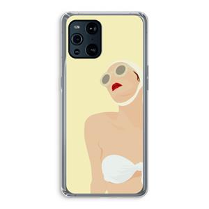 CaseCompany Summer: Oppo Find X3 Pro Transparant Hoesje
