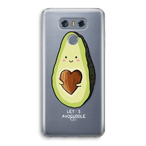 CaseCompany Avocuddle: LG G6 Transparant Hoesje