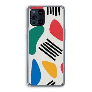 CaseCompany Illustratieve pop 1: Oppo Find X3 Transparant Hoesje