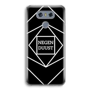 CaseCompany Negenduust geometrisch: LG G6 Transparant Hoesje