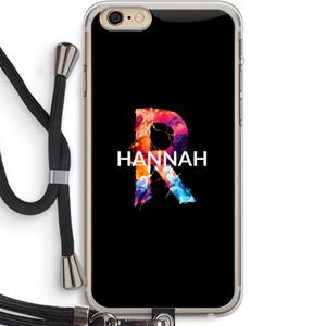 CaseCompany Abstract Spectrum: iPhone 6 PLUS / 6S PLUS Transparant Hoesje met koord