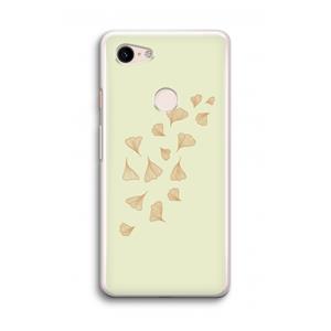 CaseCompany Falling Leaves: Google Pixel 3 Transparant Hoesje
