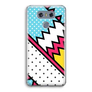 CaseCompany Pop Art #2: LG G6 Transparant Hoesje