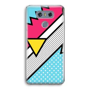 CaseCompany Pop Art #3: LG G6 Transparant Hoesje