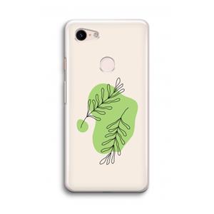 CaseCompany Beleaf in you: Google Pixel 3 Transparant Hoesje