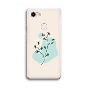CaseCompany Love your petals: Google Pixel 3 Transparant Hoesje