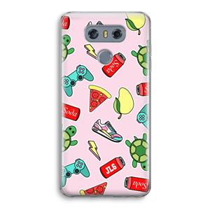 CaseCompany Things Jamie Loves: LG G6 Transparant Hoesje