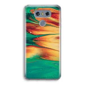 CaseCompany Green Inferno: LG G6 Transparant Hoesje