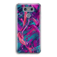 CaseCompany Pink Clouds: LG G6 Transparant Hoesje