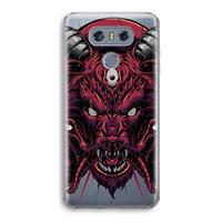 CaseCompany Hell Hound and Serpents: LG G6 Transparant Hoesje